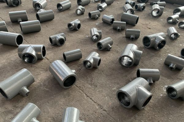 化工氮肥廠氣化車(chē)間雙金屬耐磨三通